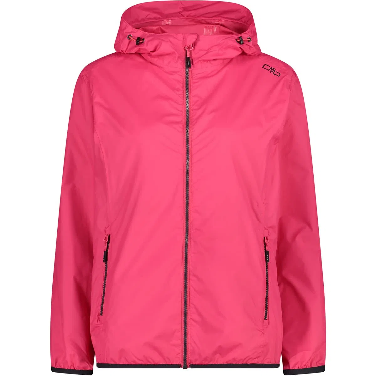 CMP Giacca Pioggia Da Donna Con Cappuccio Fisso CMP Knit Tech mélange fleece jacket with hood, Boy, Bluish Mel-Bianco, 140 Donna (Pacco da 1)
