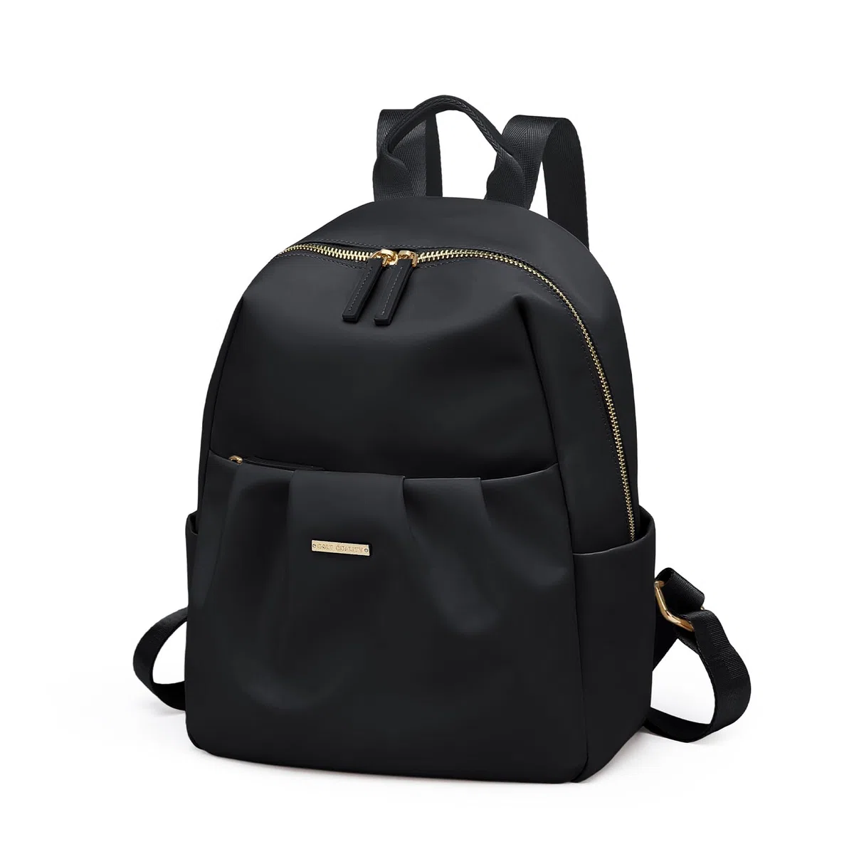 Zaino Piccolo Donna, Mini Laptop Backpack Casual Daypack Antifurto, Borsa per Lavoro e Viaggio, Nero