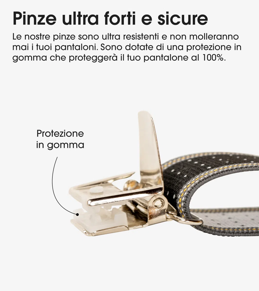 Pierrot - Bretelle Uomo Larghe Premium Vintage - Regolabili Fino A 130cm - Elastico Rinforzato - Garantite A Vita - Clip molto forti - Bretelle Uomo Eleganti