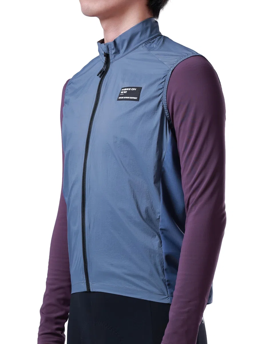 INBIKE Gilet Antivento Ciclismo Uomo Gilet Running Traspirante Gilet Bici Sportivo Leggero Anti-UV Catarifrangente Per Corsa Trekking e Vita Quotidiana Unisex