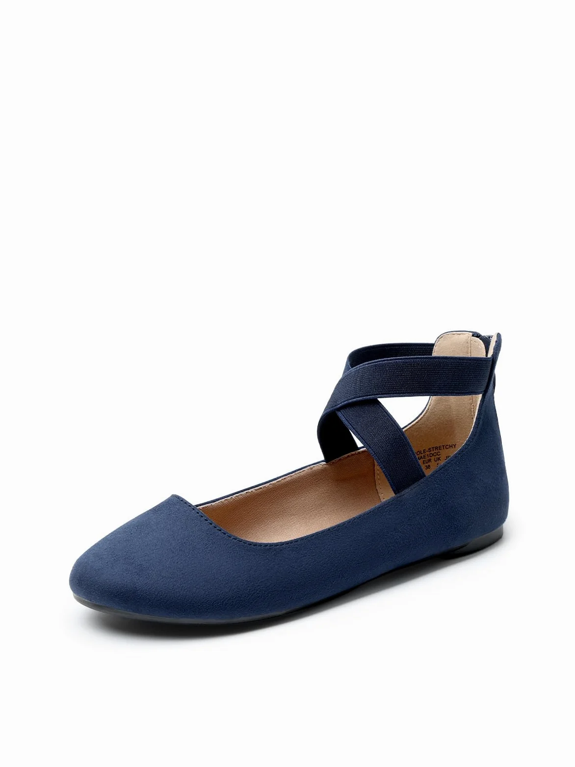 DREAM PAIRS - Scarpe Basse Donna Comode e alla Moda Ballerine Donna con Cinturino Elastico alla Caviglia