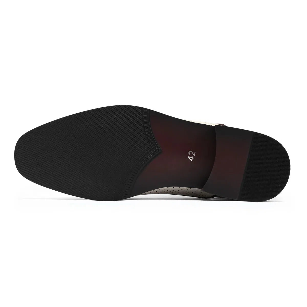 YFFUSHI Scarpe Stringate per Uomo Oxford Perforate e Traspiranti in PU Tessuto Formali e Casual per Lavoro