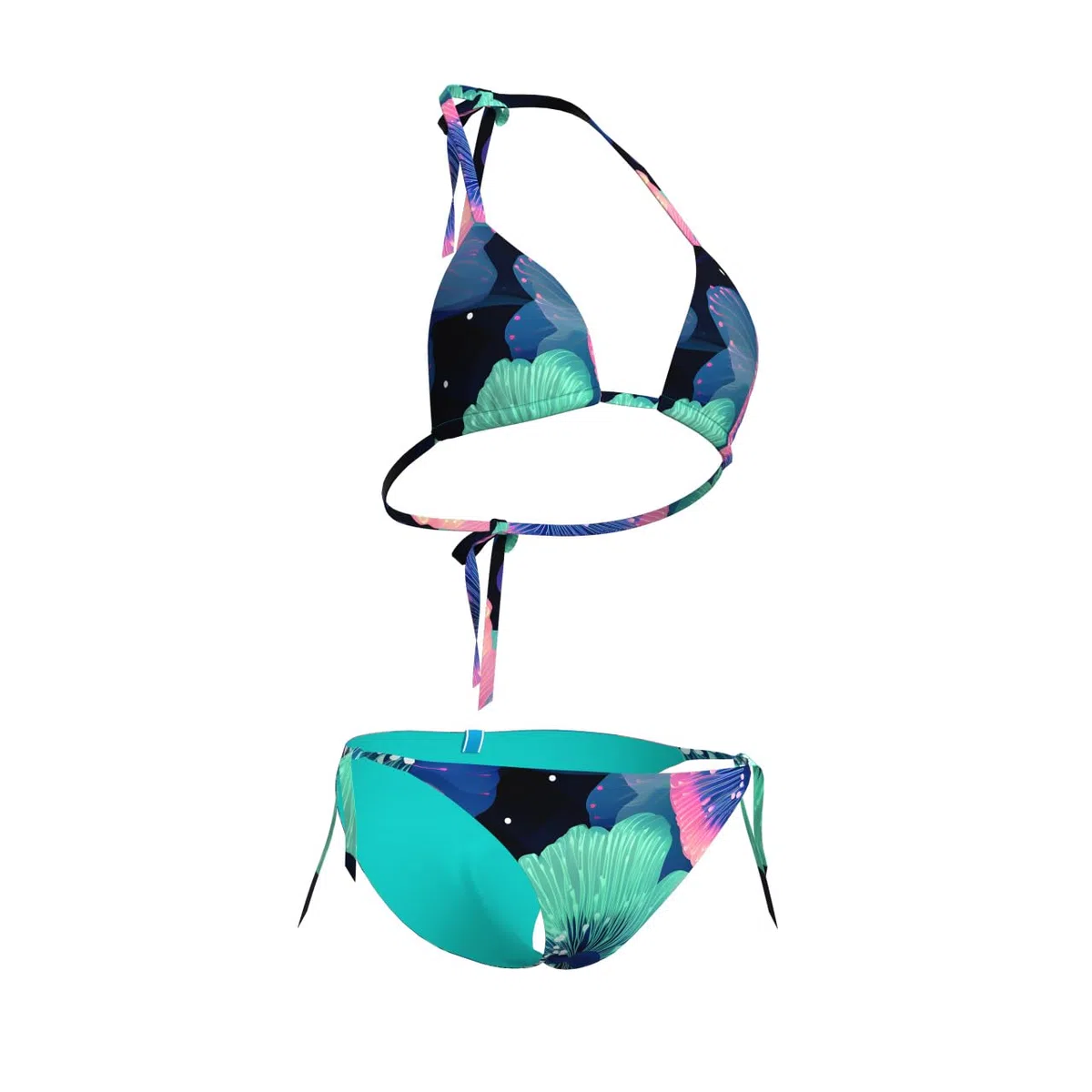 Arena Women's Arena Water Print Bikini Triangle Due Pezzi Donna (Pacco da 1)