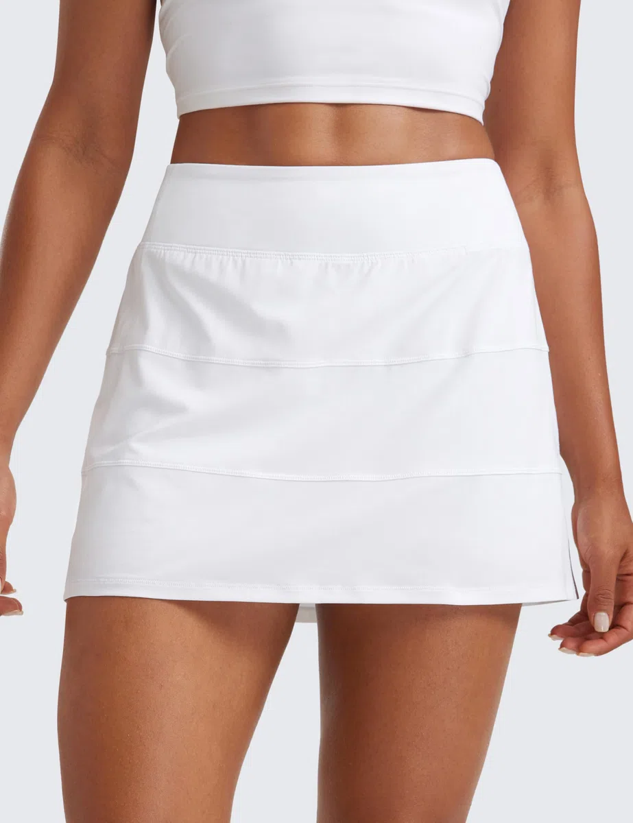 CRZ YOGA Gonne da Tennis a Vita Alta A Line Donna con 3 Tasche