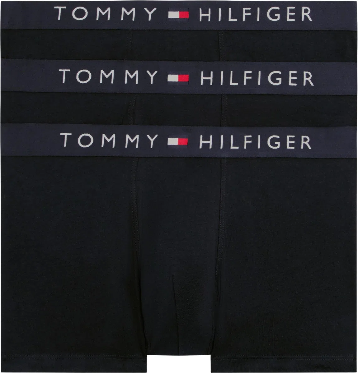 Tommy Hilfiger Uomo Pantaloncino Boxer Confezione da 3 Trunks in Cotone