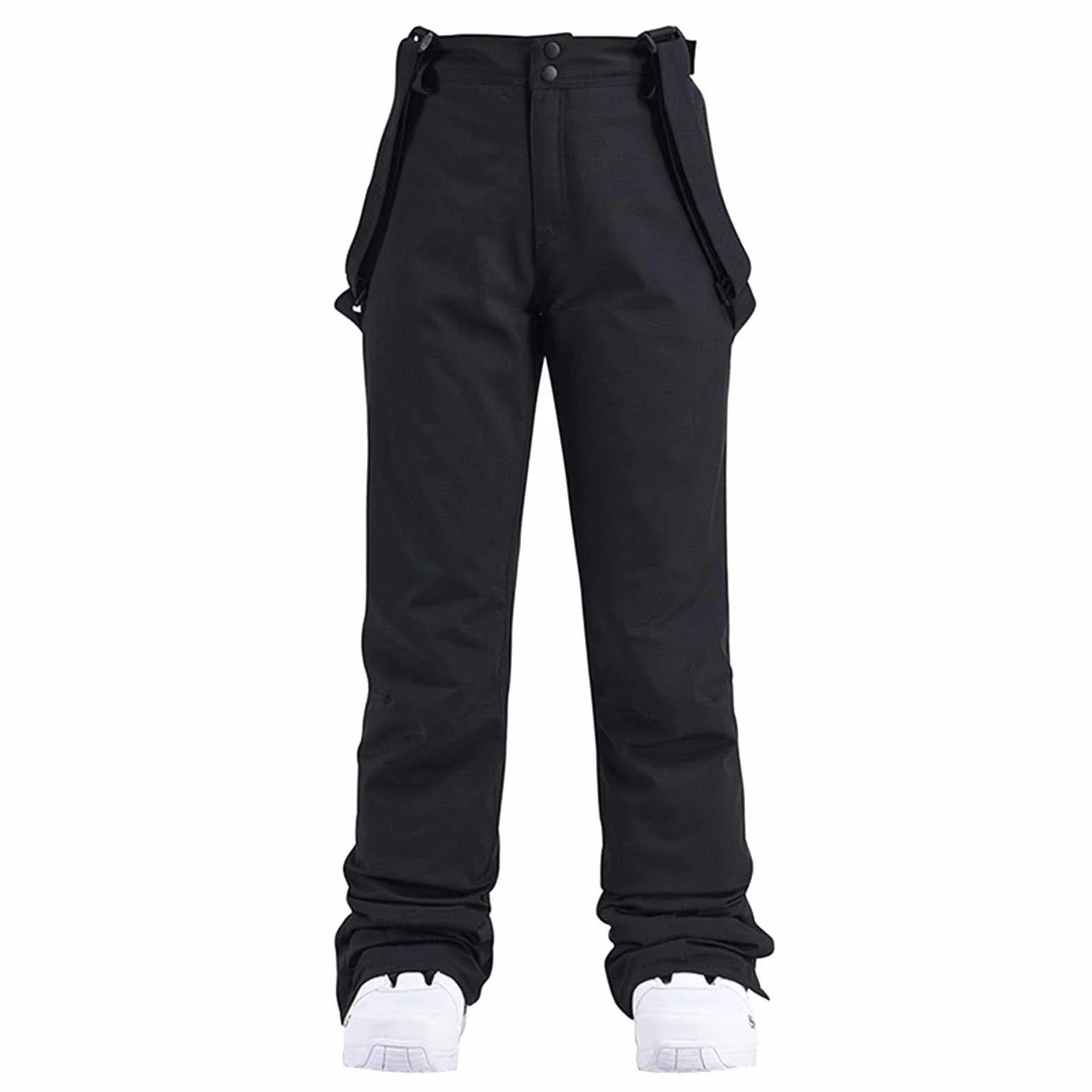 IQYU Pantaloni da snowboard da donna, impermeabili, da sci, grandi dimensioni, per attività all'aria aperta, da trekking, antivento, con caldi, per lo sci