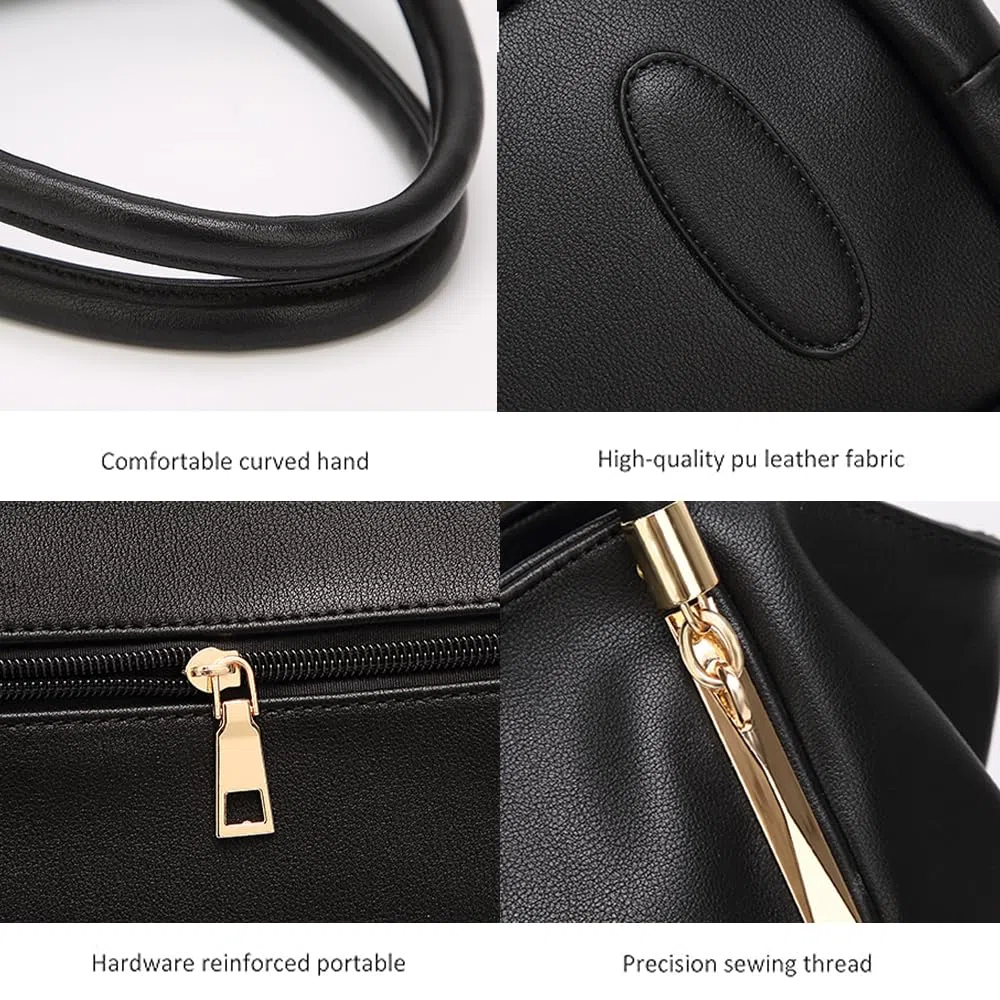 Pahajim Borsa Tote Donna Grande Borse a Spalla Pu Pelle Borse a Mano Elegante Impermeabile per Shopping, Lavoro, Viaggi, Università