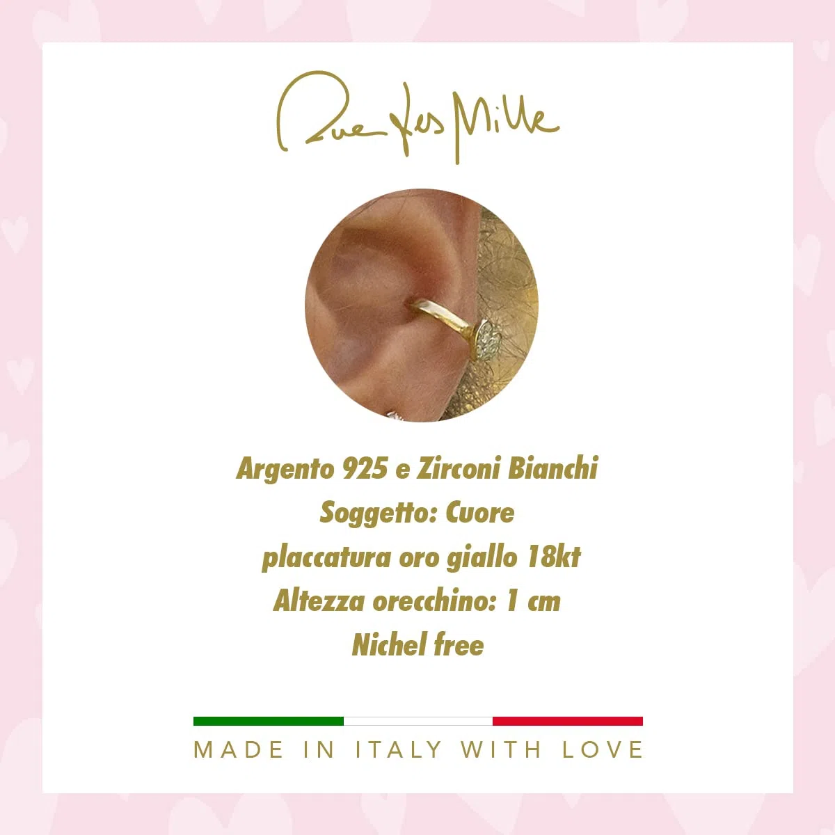 Earcuff Cuore
