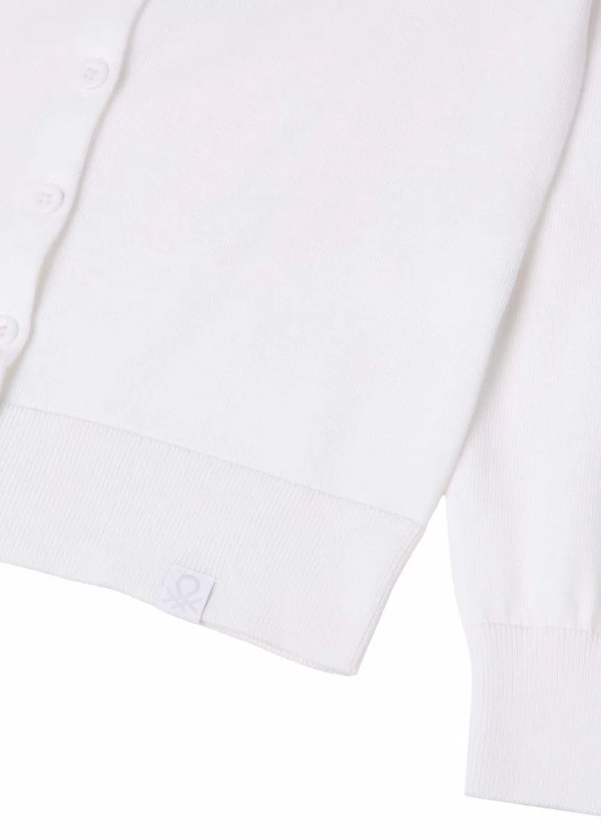 United Colors of Benetton Maglione Cardigan Bambine e Ragazze