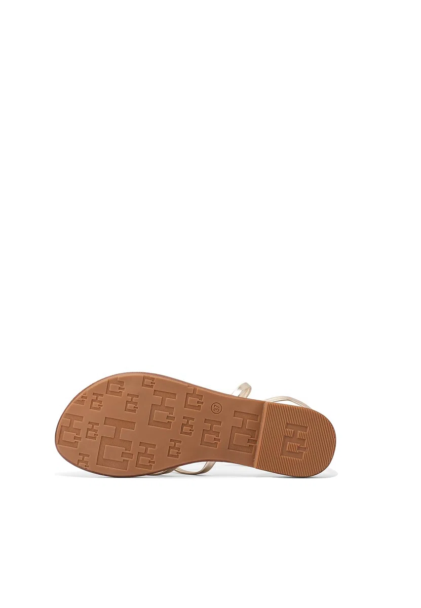 QUEEN HELENA Infradito alla Schiava Sandali Bassi con Lacci Casual Donna Y5017