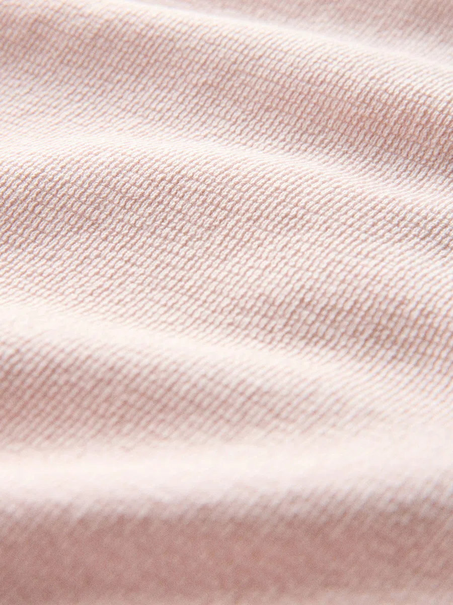 THE SET Donne Coordinato con t-shirt con scollo a V e shorts in spugna