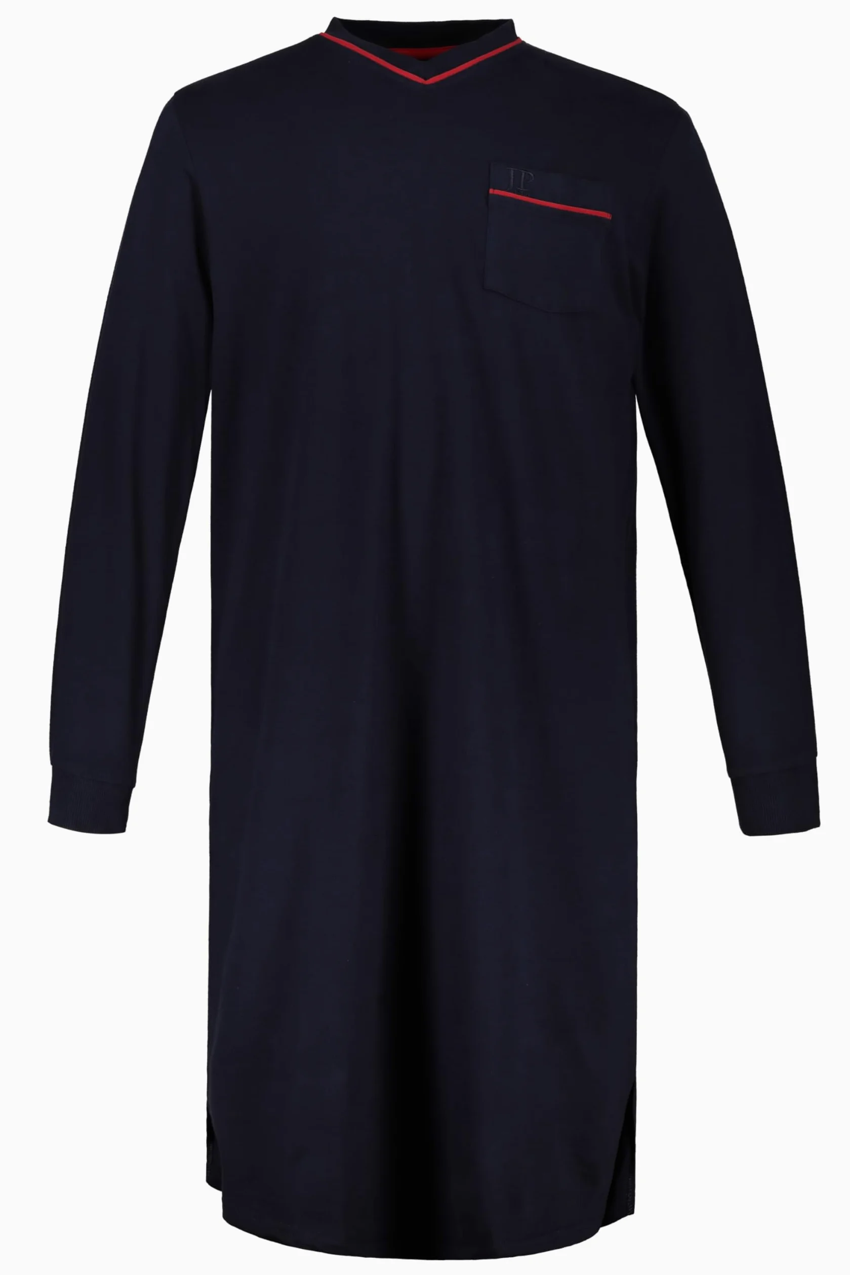 JP 1880 Camicia da Notte in Tinta Unita con Maniche Lunghe, Fino alla tg. 8XL 721331