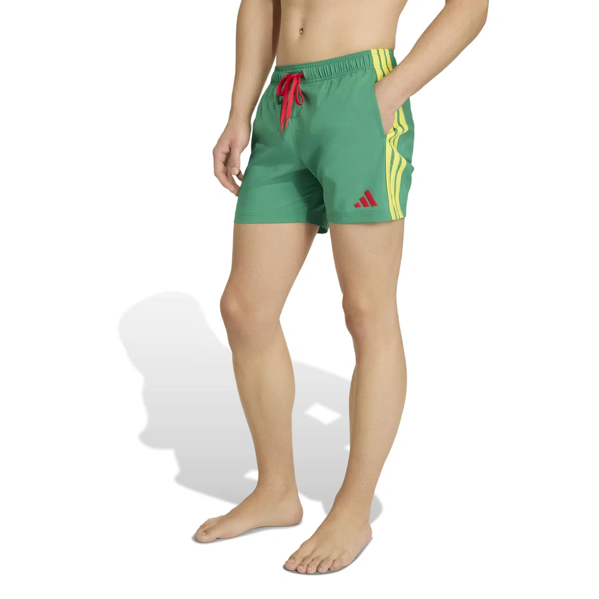 adidas Men Short da Nuoto 3 Stripes 5 inch
