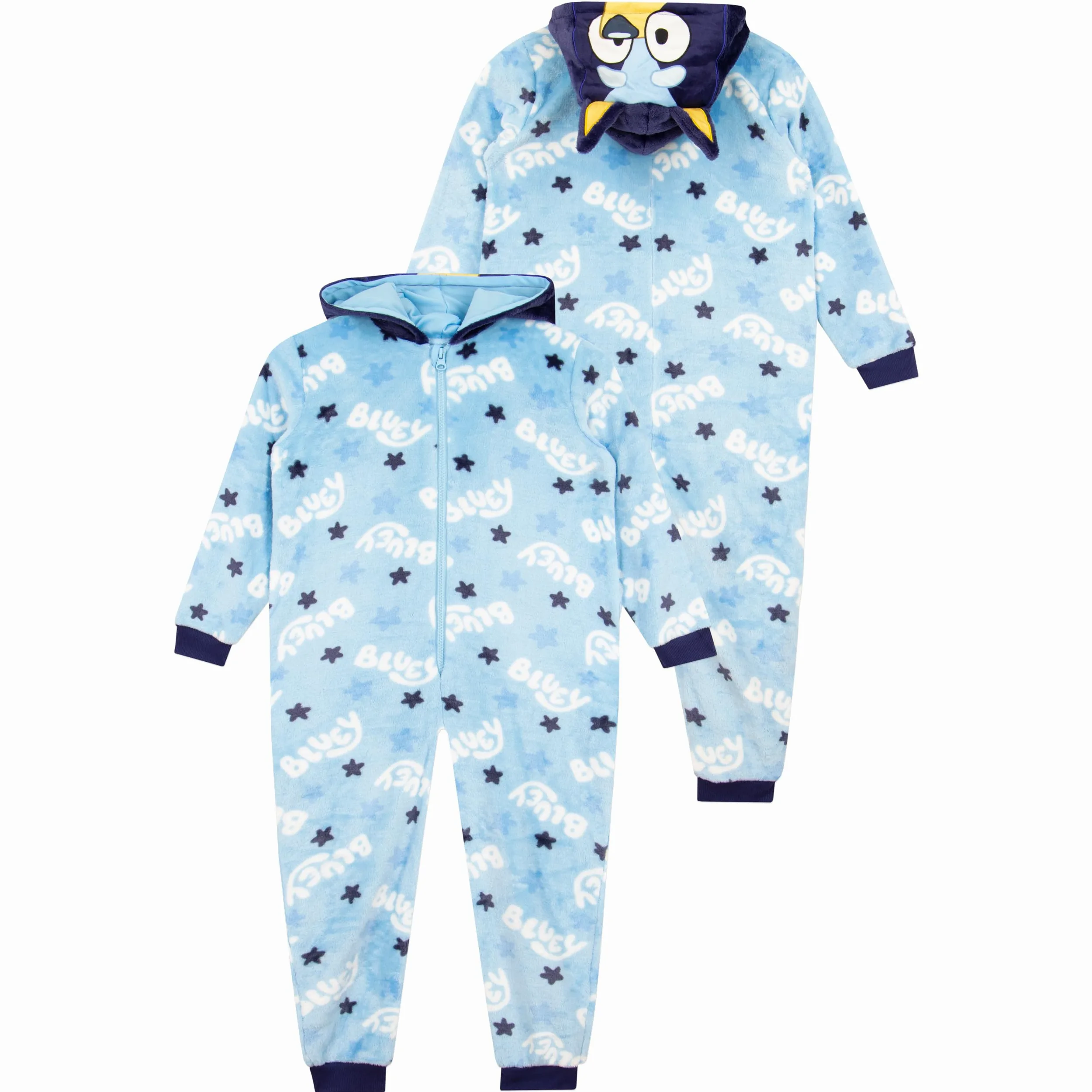 BlueY Pigiama Bambino | Pigiama Intero Bambini | Pigiamone Pile Bambino | 18 Mesi E 8 Anni