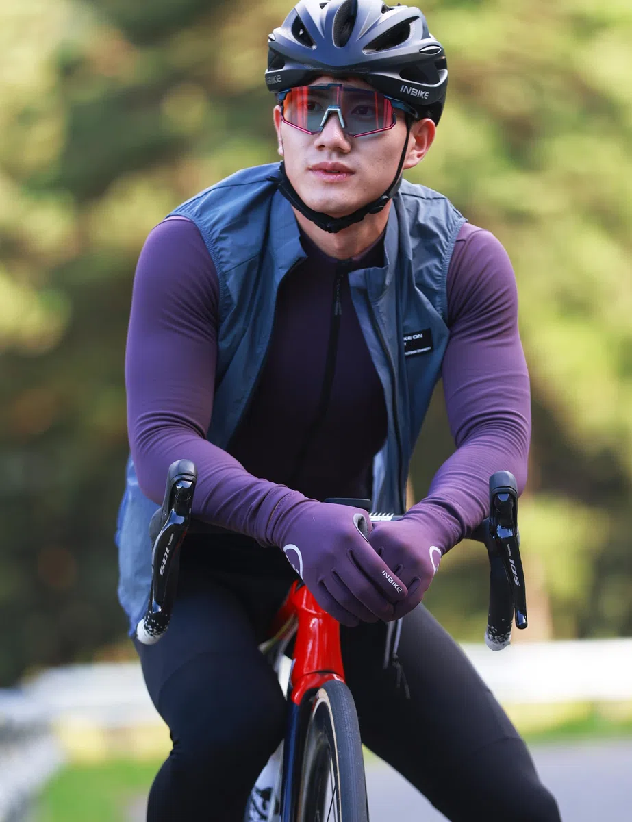 INBIKE Gilet Antivento Ciclismo Uomo Gilet Running Traspirante Gilet Bici Sportivo Leggero Anti-UV Catarifrangente Per Corsa Trekking e Vita Quotidiana Unisex