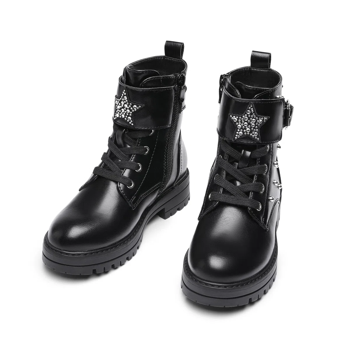 DREAM PAIRS KIDS Ragazze Moda Stivali Bambine Caldo Inverno Stivaletti Stringati per Bambina