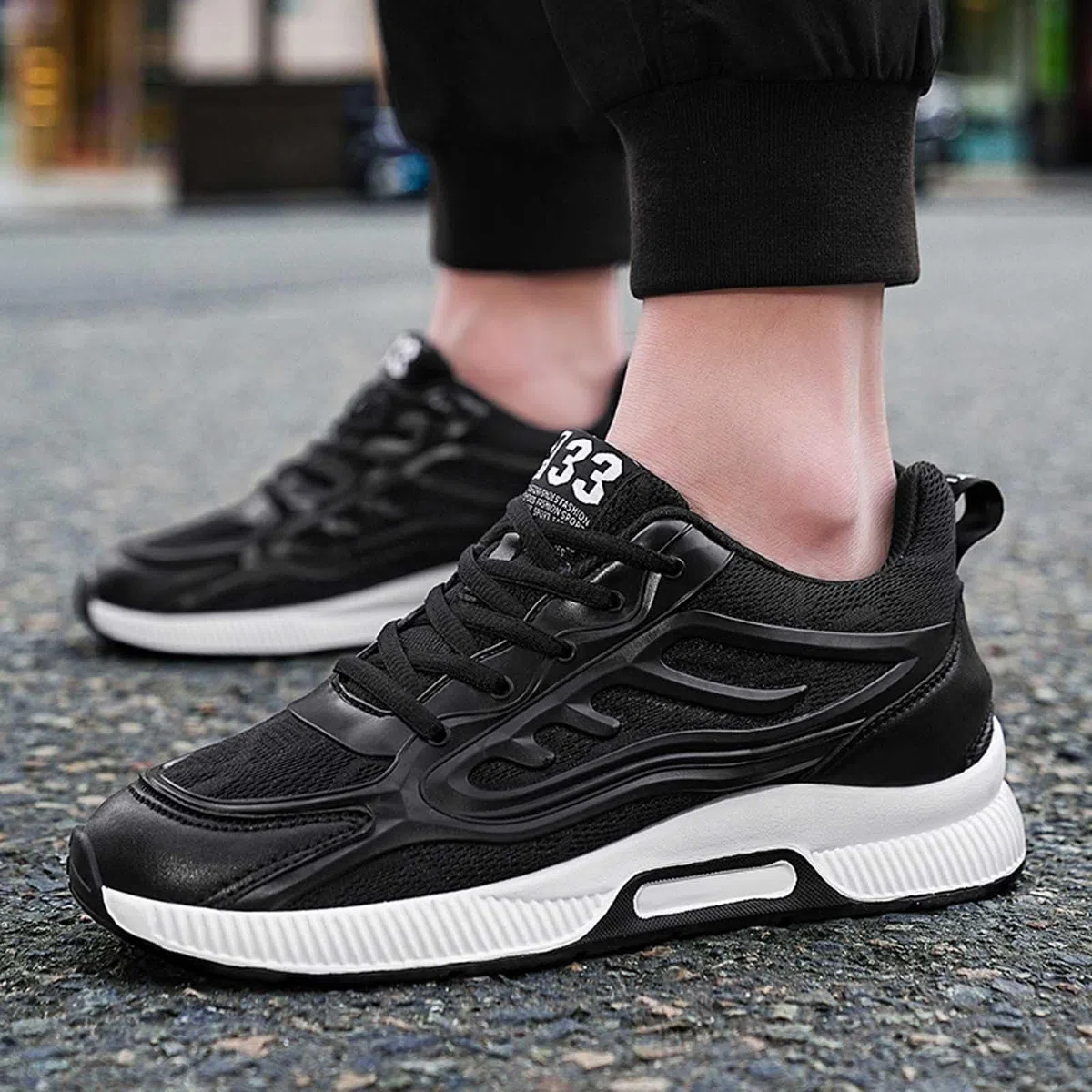 Scarpe alte invisibili da uomo con tacco da 6 cm/8 cm/10 cm Elevator Shoes Scarpe da passeggio Tennis Sport Golf Leggero Antistatico Traspirante Sneakers Altezza 6 cm/8 cm/10 cm