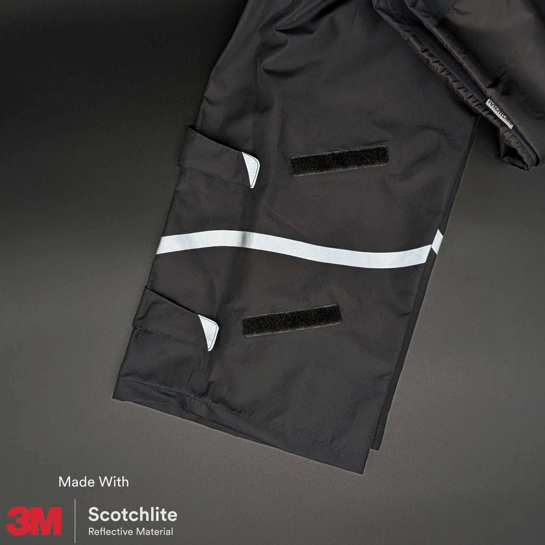 Salzmann Pantaloni da Pioggia Riflettenti | Impermeabili, Antivento e Leggeri | Realizzati con Materiale 3M Scotchlite