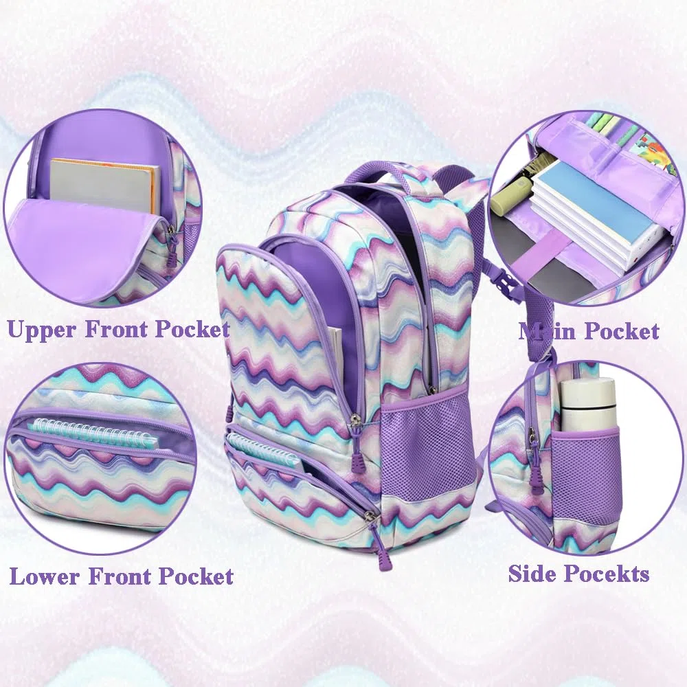 Zaini Bambina Unicorno Zaino Ragazze per Scuola Primaria Zaini Ragazza Borsa Scuola Ragazzi Zaino Set Zainetti per Bambini