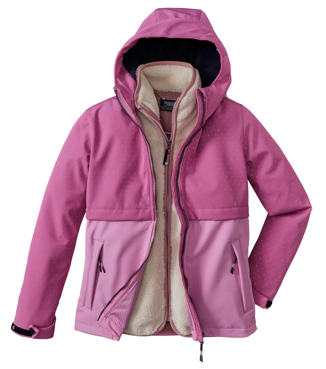 Killtec Kow 227 Grls Sftshll Jckt Giacca softshell con cappuccio Bambine e ragazze