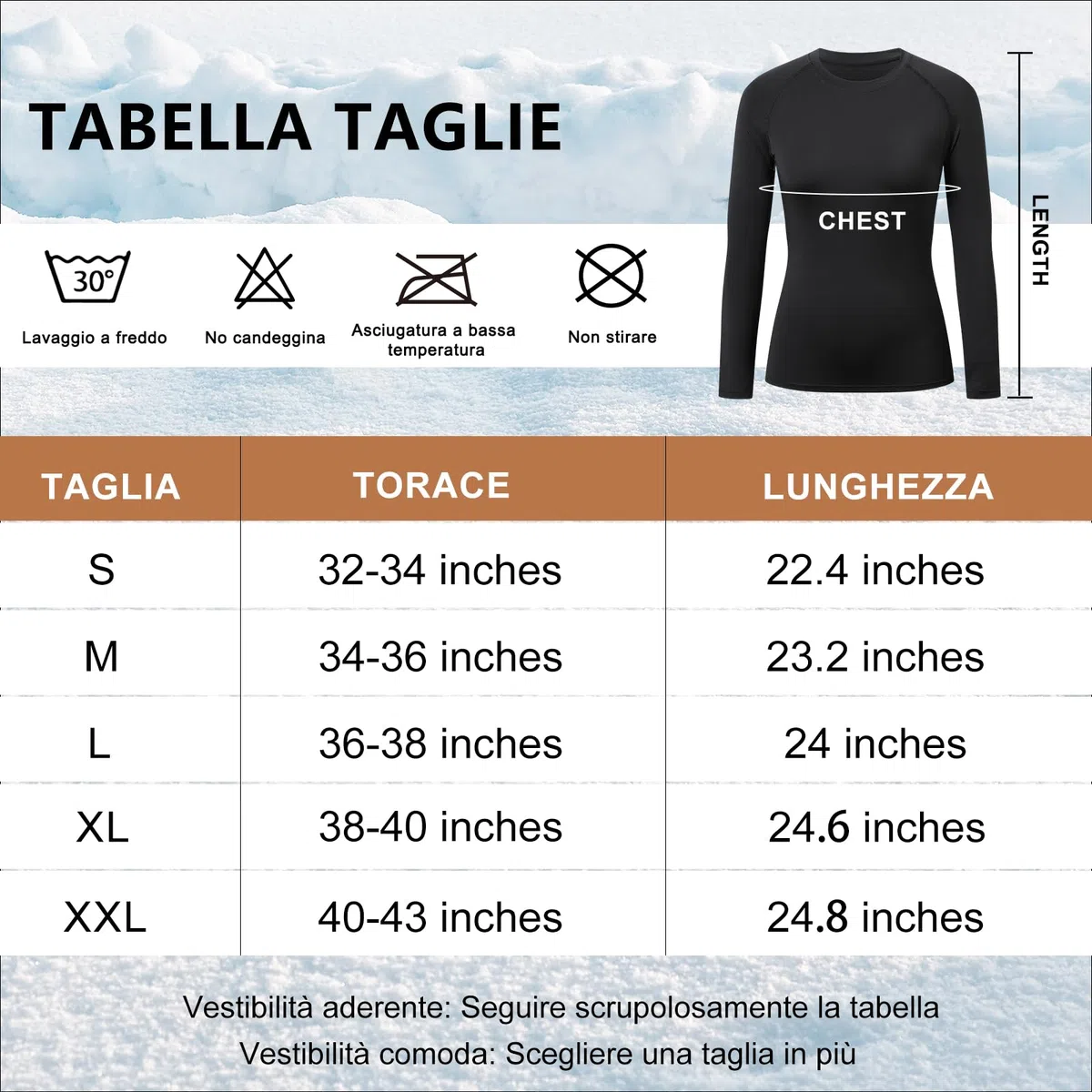 HYCOPROT 4 Pack Maglia Termica Donna Thermal Manica Lunga Intimo Termico Invernale Maglietta Interna Maniche Lunghe Slim Fit Termica Basic Bianca Casual Top Autunno Inverno Moda Magliette Yoga Corsa