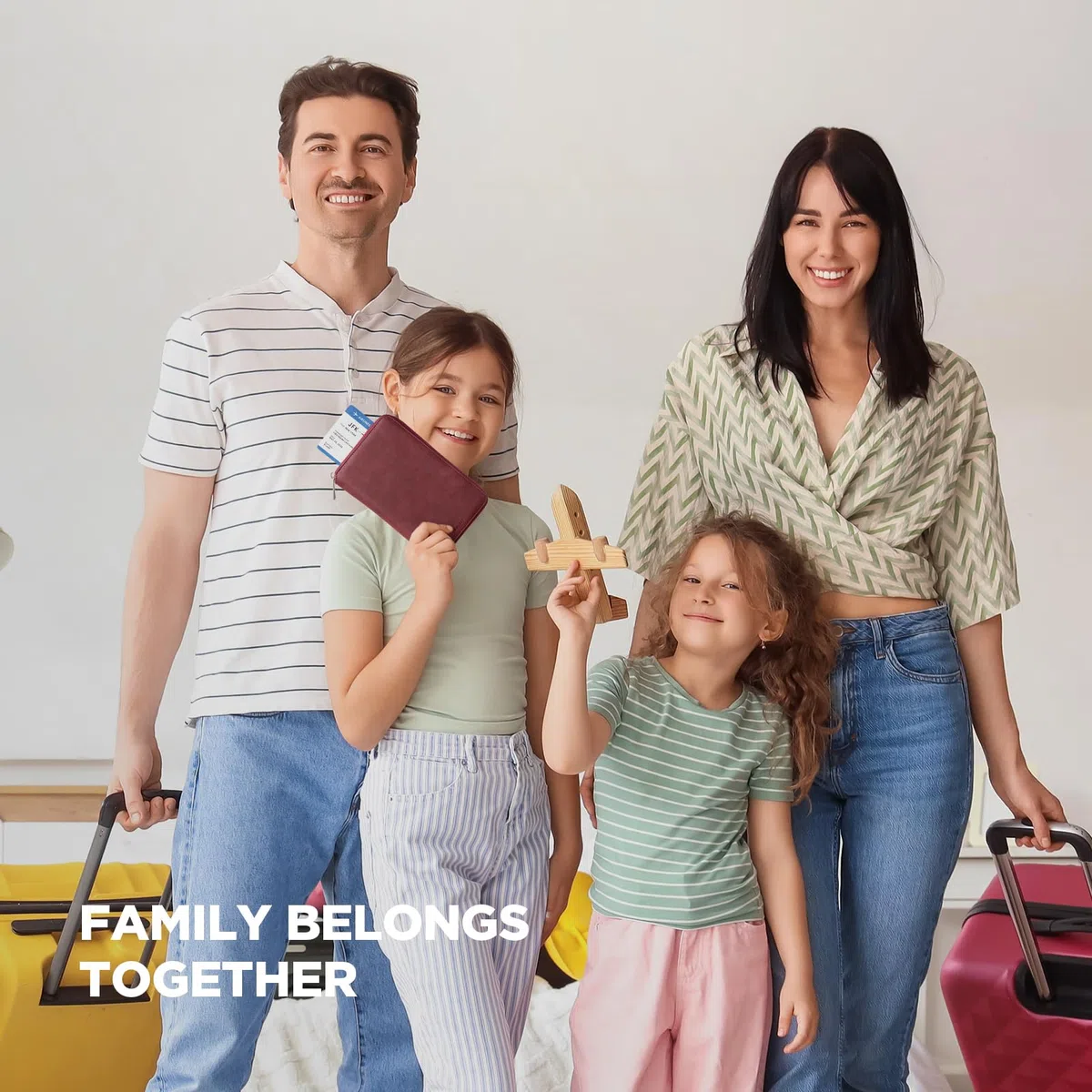 VULKIT Porta Passaporto Familiare per 3-4 Passaporti Portadocumenti da Viaggio Protezione RFID Portapassaporto da Viaggio Donna & Uomo per Denaro, Carte di Credito, ID Documenti - Borgogna