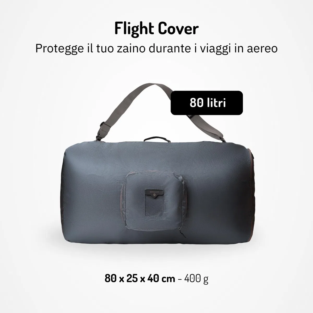 NORDKAMM – Copertura Zaino, Flight Cover, 80 Litri e 150 Litri, Borsa Protettiva per Viaggi in Aereo