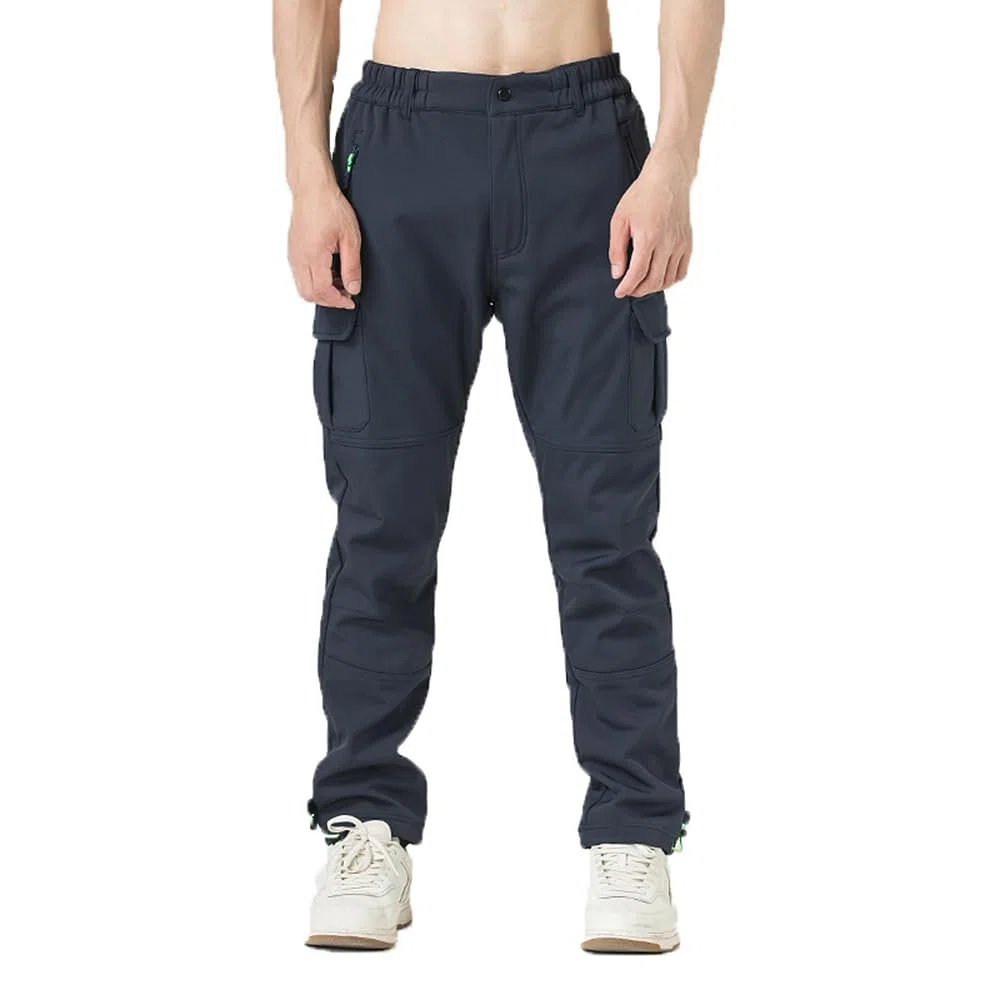 TONY BACKER Pantaloni da Trekking Uomo Escursionismo Multistasche shoftshell Impermeabile Invernali 1012