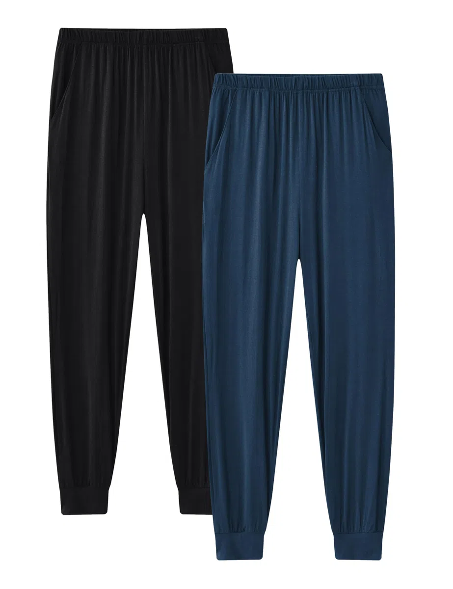 MoFiz Pantaloni Pigiama Lunghi Bambino Ragazzo Morbidi Unisex Joggers Pants 2 Pezzi con Tasche 7-18 Anni