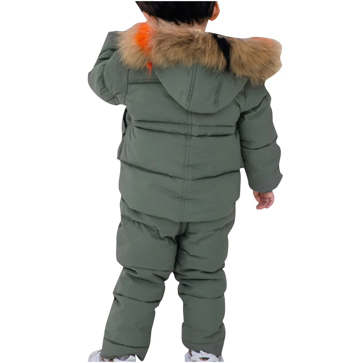 KHIRVWL Completo Sci Bambino Piumino Pesante Caldo Tuta da Sci Termica Inverno Calda Neve Antivento Tuta Invernale con Muta Sfoderabile Outdoor Softshell Snowboard
