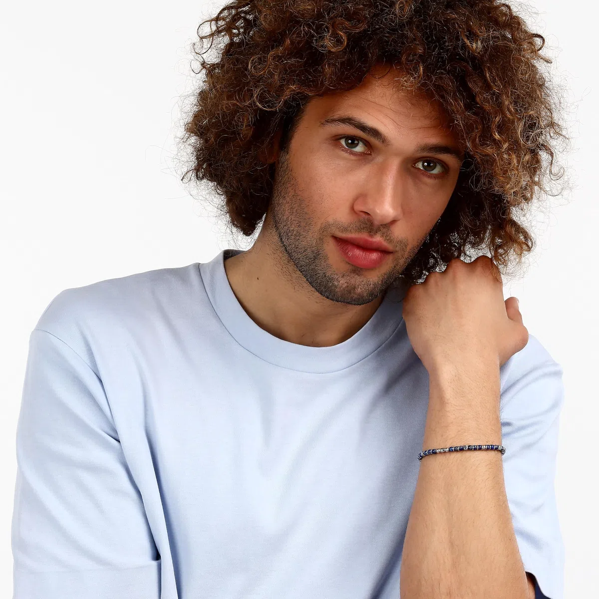 Sector No Limits Bracciale Uomo in Acciaio, Pietre naturali, collezione Basic