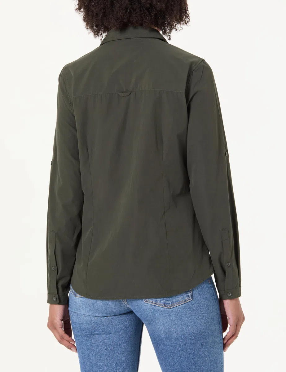 Craghoppers Expert Womens Kiwi Long Sleeved Shirt Camicia Button-Down Donna (Pacco da 1)