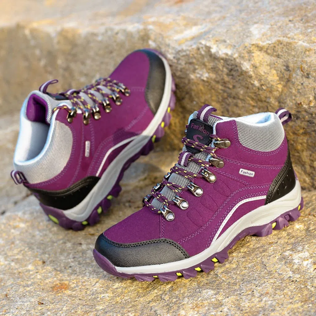 Scarpe da Trekking da Donna Scarpe da Trekking da Arrampicata Antiscivolo Impermeabili Stivaletti da Esterno Scarpe da Trekking