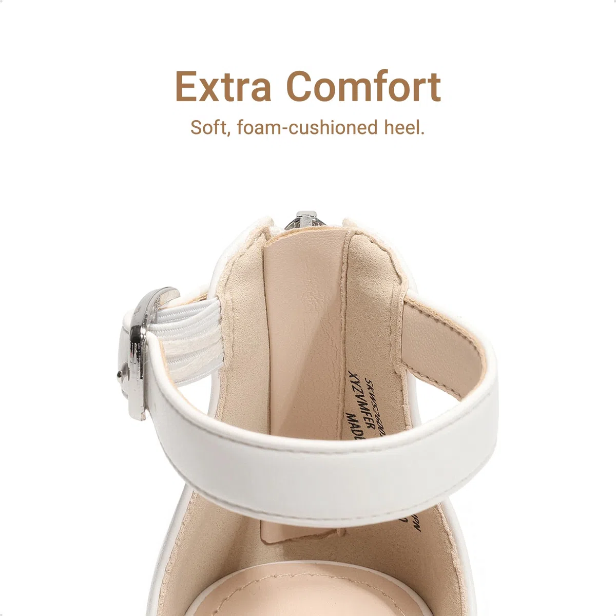 DREAM PAIRS Estivi Sandali con Zeppa e Plateau per Bambine e Ragazzine – Modello Flatform a Punta Aperta per Cerimonie e Feste