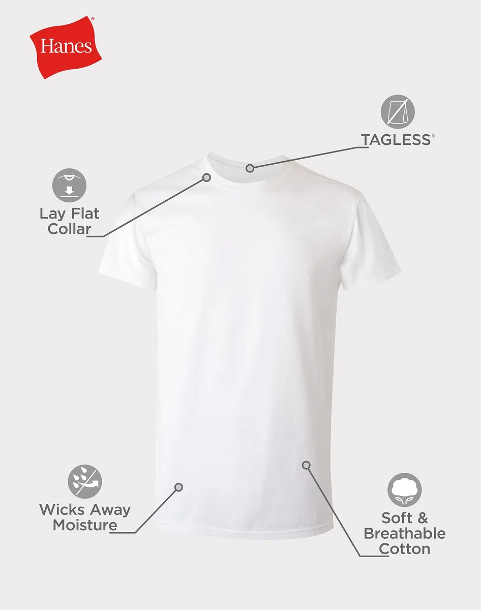 Hanes Canottiera (Pacco da 6) Uomo