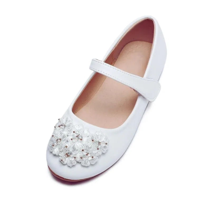 Ballerine da Bambina con Unicorno, Scarpe Basse Casual, Colori Metallizzati, Suola Arcobaleno Antiscivolo