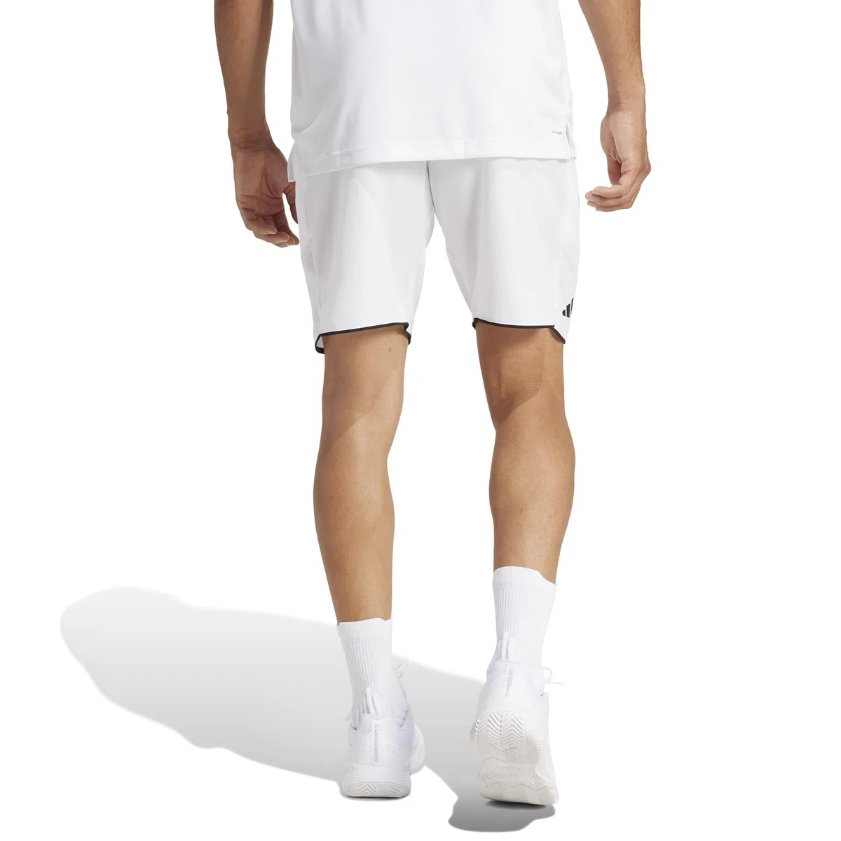 adidas Uomo Club Tennis Climacool Shorts, White, L 9 inch