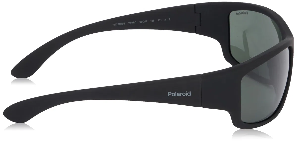 Polaroid PLD 7005/S Black Flexi Temples/Green 63/17/123 men Sunglasses