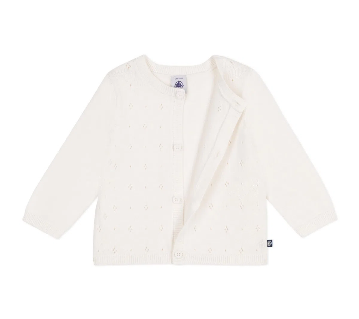 Petit Bateau A0cep Maglione Cardigan Bimba 0-24 (Pacco da 1)
