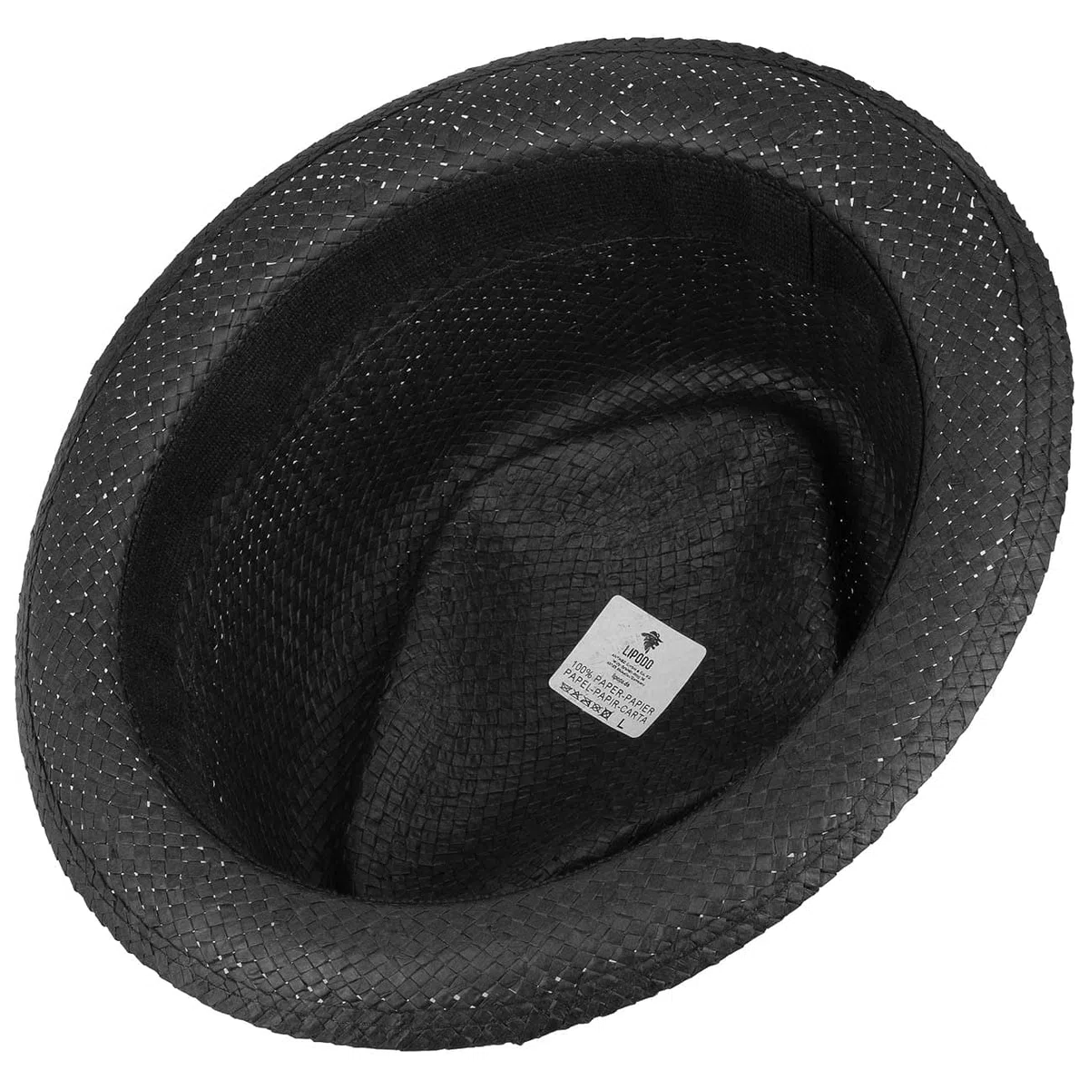 LIPODO Acapulco Cappello Pork Pie Paglia Prodotto in Italia Unisex Primavera Estate