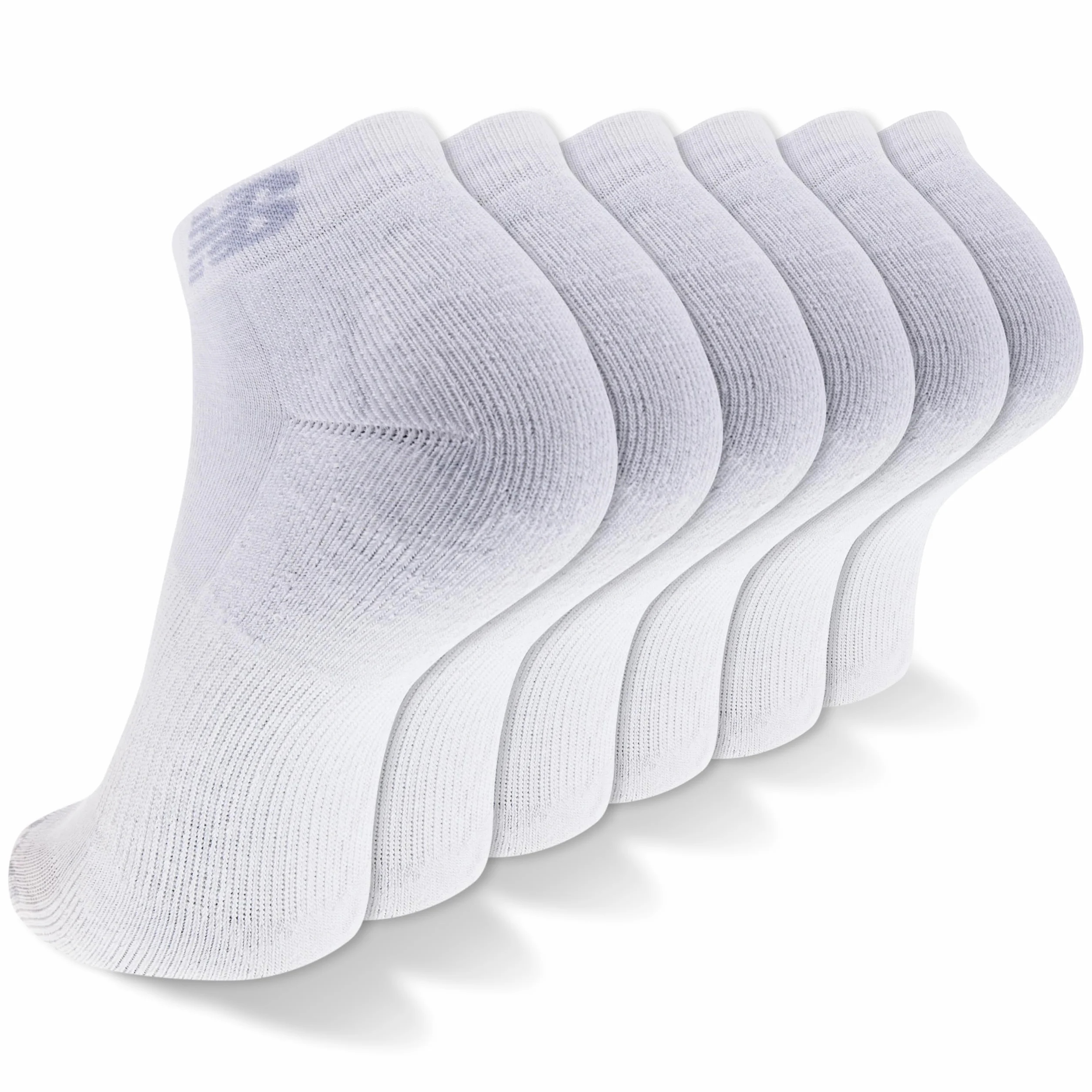 New Balance Performance Cushioned Low Cut Socks - 6 & 12 Pairs - Moisture Wicking Taglio basso, 6 paia Unisex - Adulto