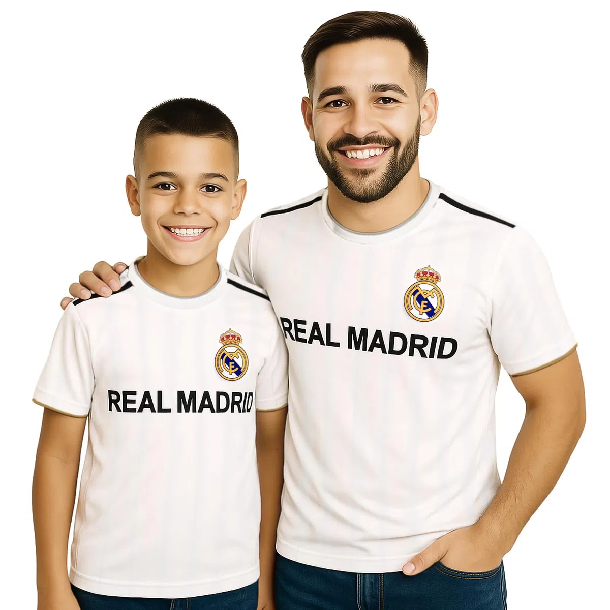 REAL MADRID Maglia Calcio Stagione 2025/26. Replica Stadio Ufficiale per Adulto, Ragazzo e Bambino