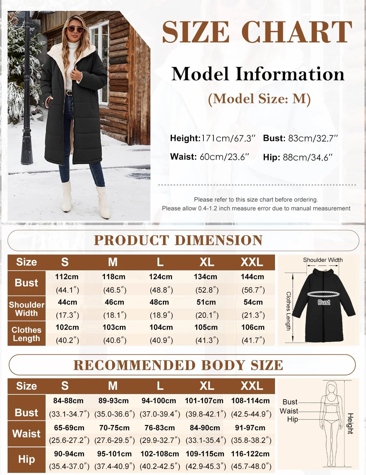 Tuopuda Cappotto Giubbotto Donna Invernale Giacca Cappotti Imbottita Caldo Parka Reversibile Sherpa Fleece Felpa con Cappuccio Giacche Trapuntato Lugghezza Giaccone Outdoor