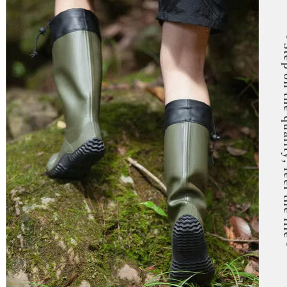 Lvptsh Stivali da Pioggia Donna Uomo Pieghevoli Stivali Gomma Impermeabile Stivali da Giardino Scarpe Pioggia Antiscivolo