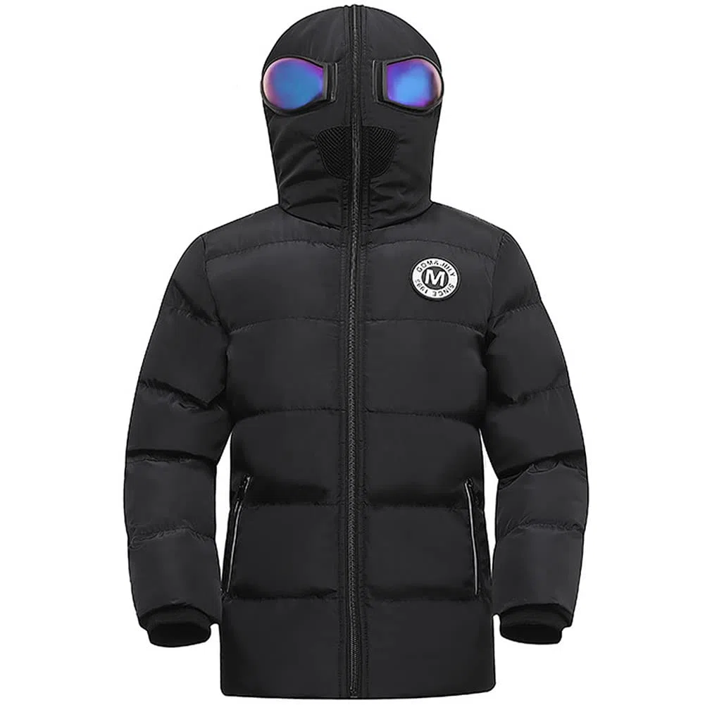 Cappotto Invernale Per Ragazzo Giacca Calda Antivento Parka Giubbotto Incappucciato Trapuntato Cappotto