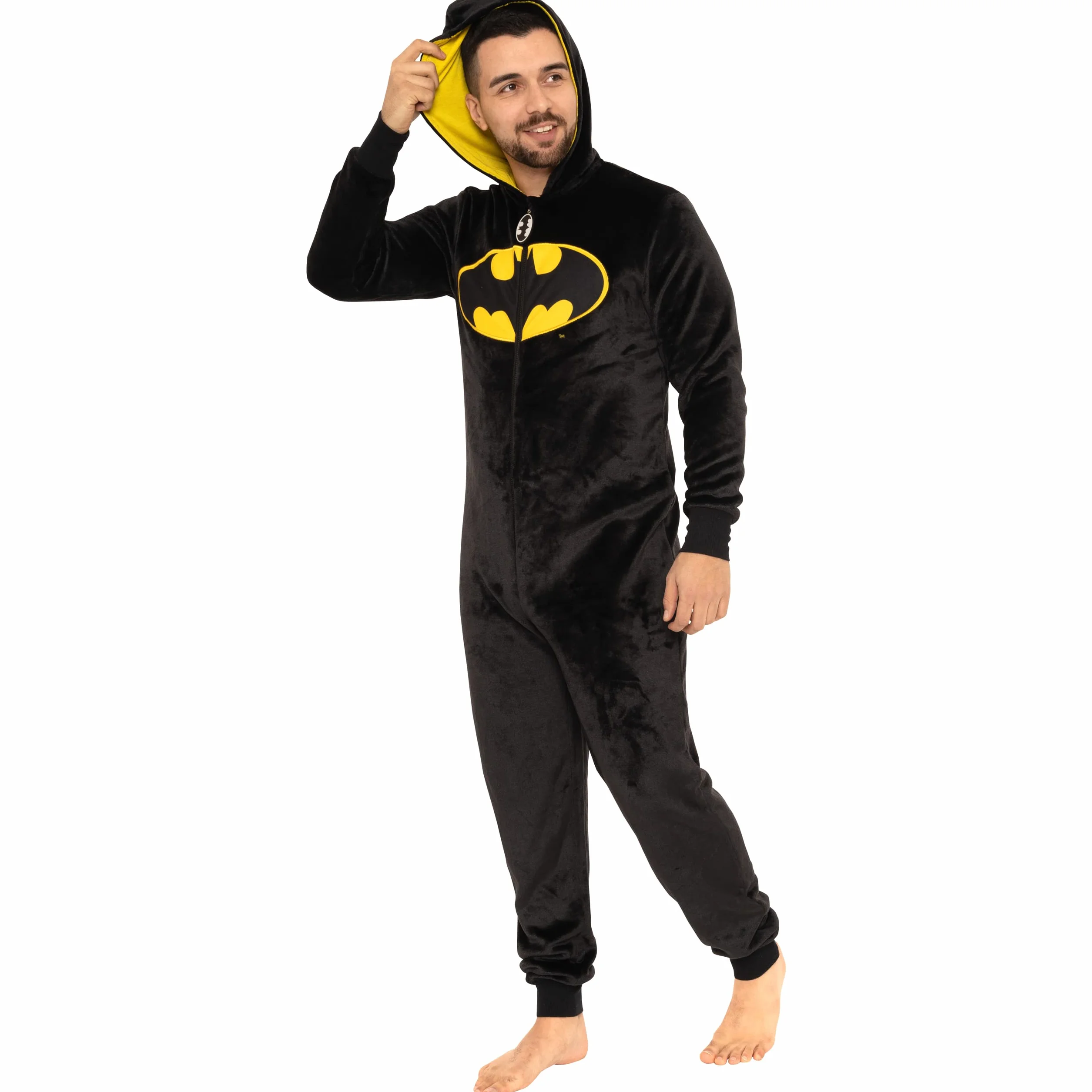Batman Tutine | DC Pigiami Interi Uomo | Costume Uomo Intero