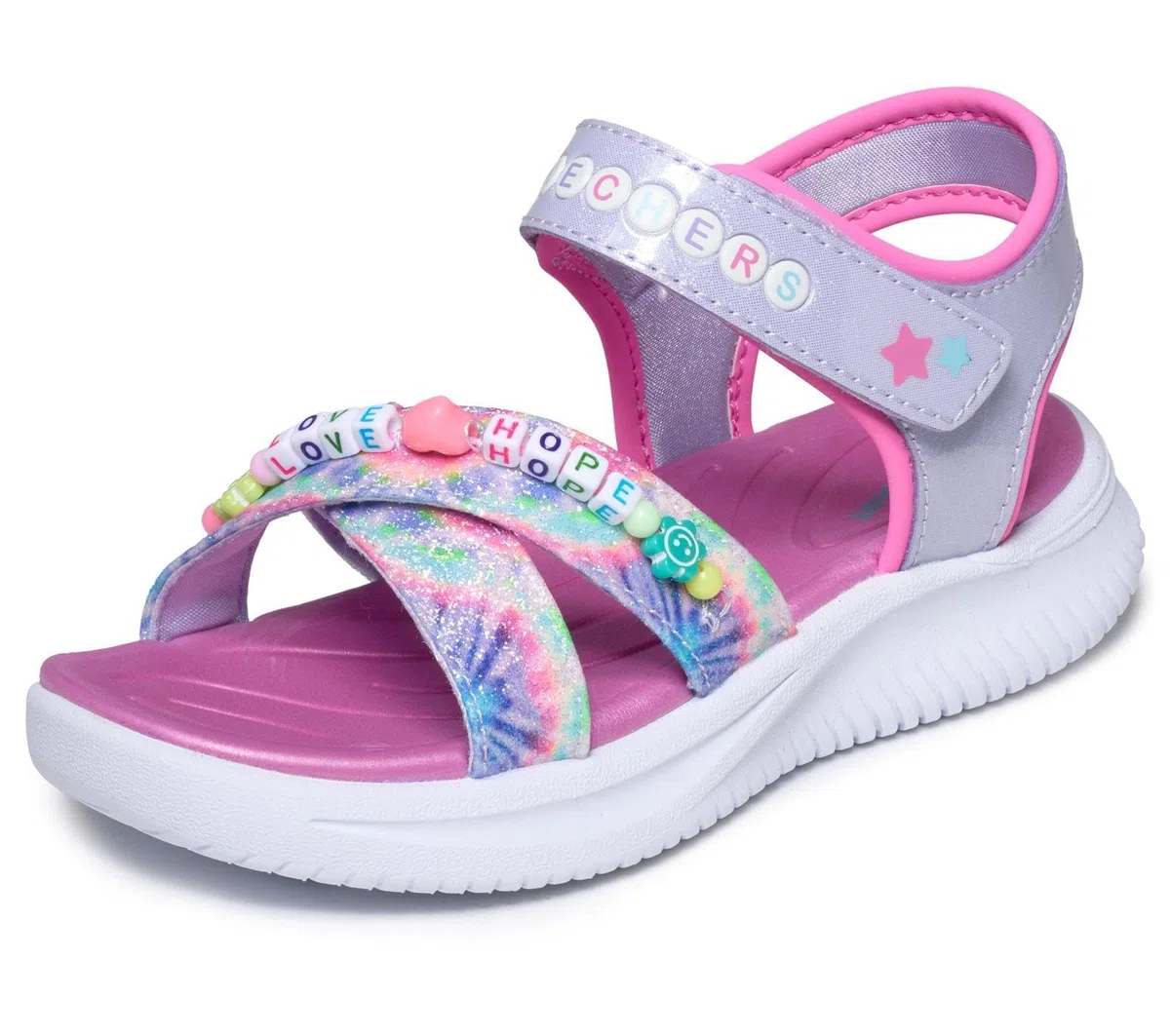Skechers Jumpsters Sandal Tie Dye BFFs, Bambine e Ragazze