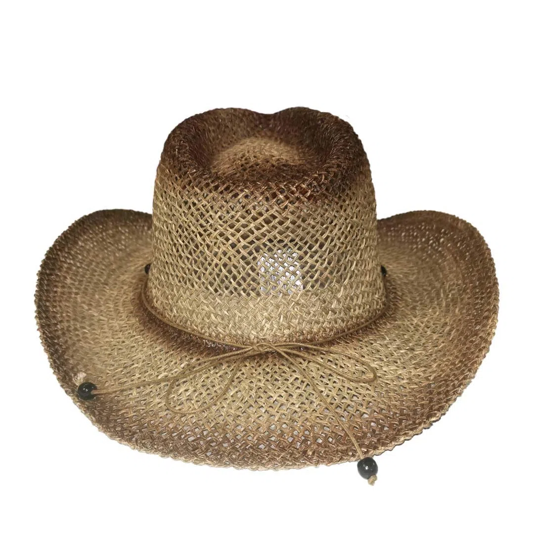 Cappello Estivo da Uomo in Carta Paglia, Cappello da Cowboy da Donna con Fascia, Cappello da Cowboy Unisex