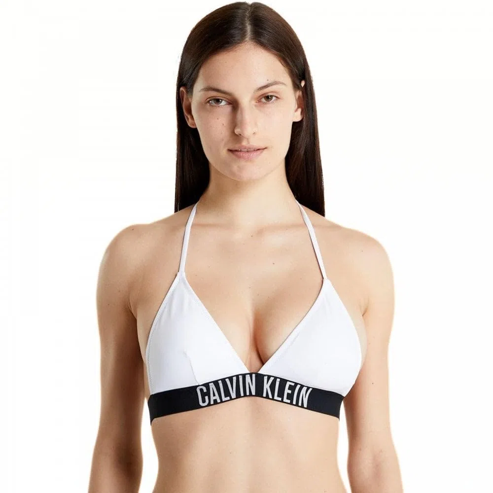 Calvin Klein Top Bikini a Triangolo Donna Imbottito