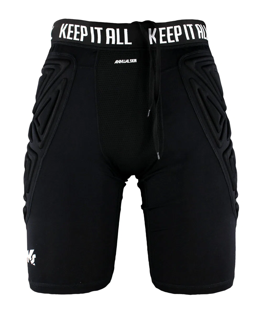 KEEPERsport Undershort PowerPadded Kids - Pantaloni da portiere da calcio